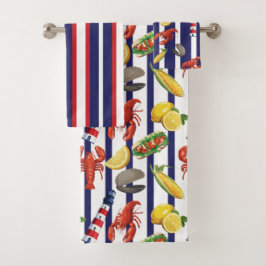 New-England-Picknick Badhandtuch Set