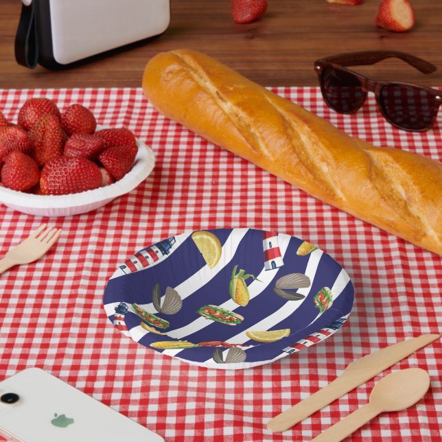 New-England-Picknick Pappteller (Picknick)