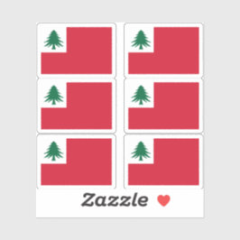 New England Pine Tree Flag Sticker Pack