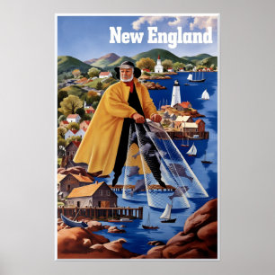 New-England-Plakat Poster