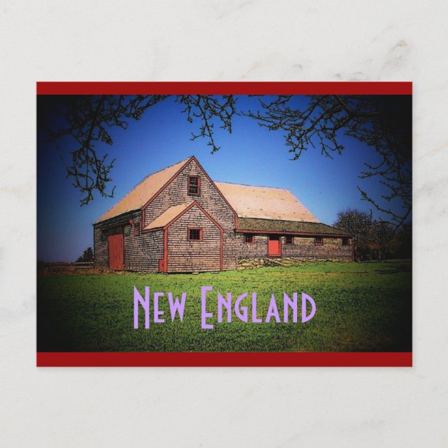 New England Postcard Postkarte (Vorderseite)