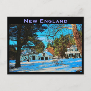 New England Postcard Postkarte