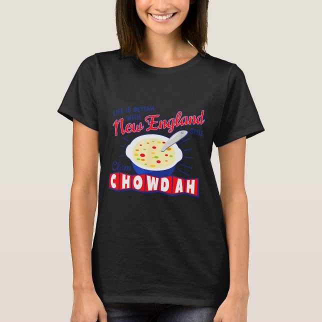 New England Style Clam Chowder  T-Shirt (Vorderseite)