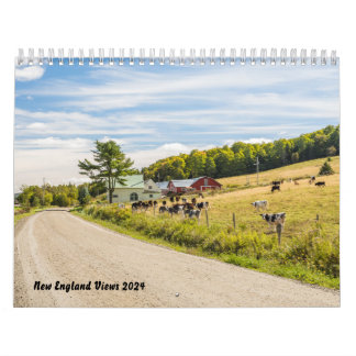 New England Views 2024 Calendar Kalender