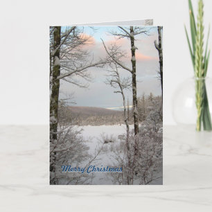 New England Winter Christmas Cards Feiertagskarte
