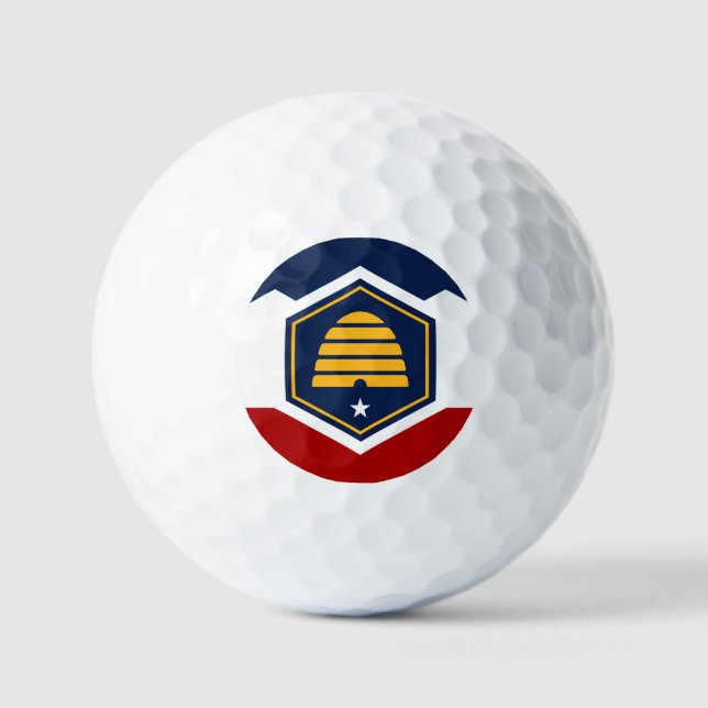 New flag of Utah State  Golfball (Vorderseite)