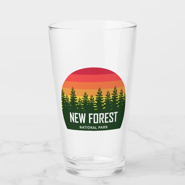 New Forest National Park Glas (Vorderseite)