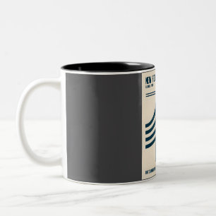 New Forest Nationalpark Retro - Reisen Zweifarbige Tasse