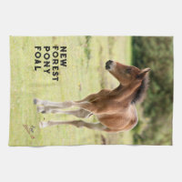 New Forest Pony Foal serviette à thé