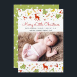 New Geboren Baby First Christmas Schönes Niedliche Feiertagskarte<br><div class="desc">Neues Geborenes Baby First Christmas Schöne Niedliche Foto-Karte</div>
