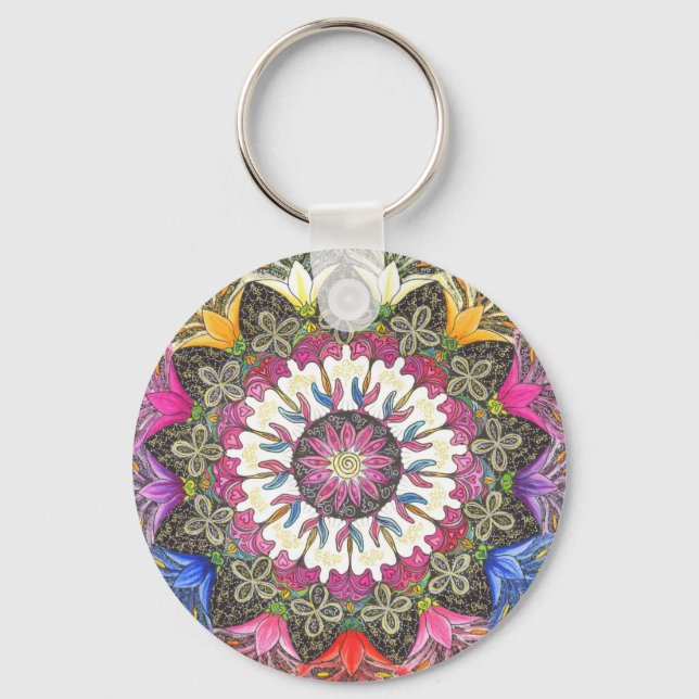 New Goddess Mandala Schlüsselanhänger (Vorderseite)