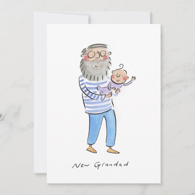 New Grandad Einladung (Vorderseite)