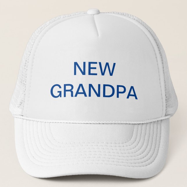 NEW GRANDPA Hat Truckerkappe (Vorderseite)