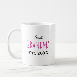 New Great Oma Baby Birth Stats Kaffeetasse
