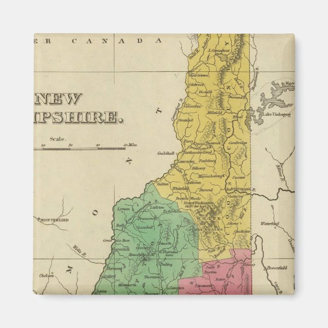 New Hampshire 2 Magnet (Vorne)