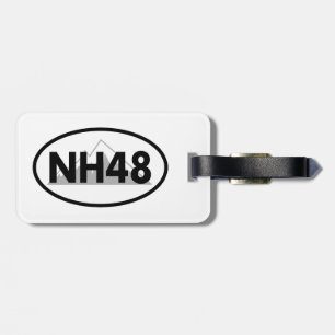 New Hampshire 48 Oval Gepäckanhänger