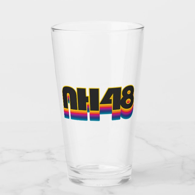 New Hampshire 48 Rainbow Glas (Vorderseite)