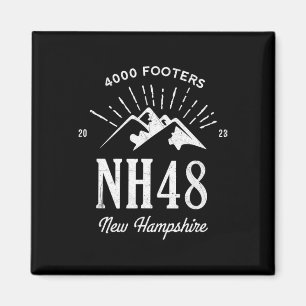 New Hampshire 4.000-Fuß-Gipfel Nh48 Wandern Magnet