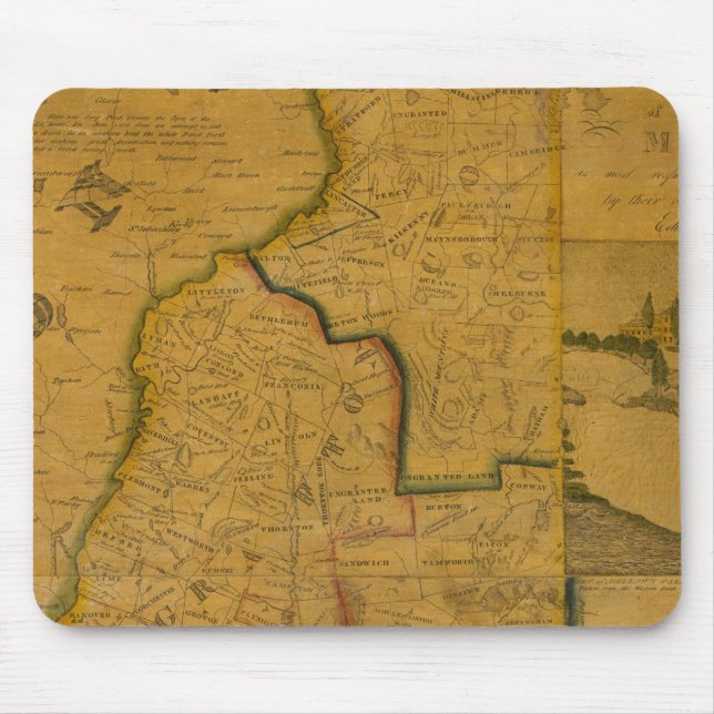 New Hampshire 4 Mousepad (Vorne)