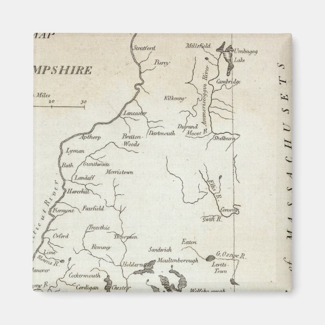 New Hampshire 7 Magnet (Vorne)