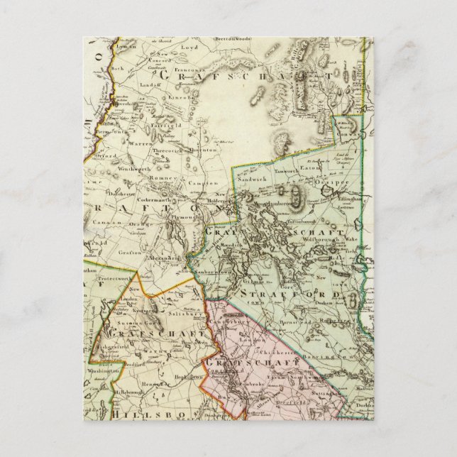 New Hampshire 7 Postkarte (Vorderseite)