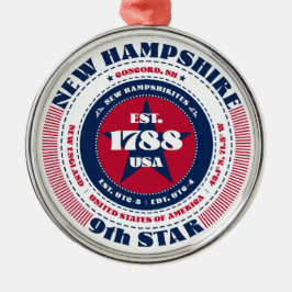 New Hampshire 9. Staat Weihnachtsschmuck