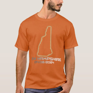 New Hampshire America Astronomy Total Solar Eclips T-Shirt