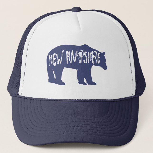 New Hampshire Bear Truckerkappe (Vorderseite)