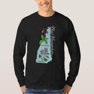 New Hampshire Blume Lila Lilac & Pink Lady's Sl T-Shirt