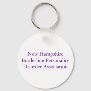 New Hampshire Borderline Personality Disorder A... Schlüsselanhänger