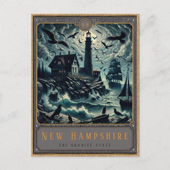New Hampshire | Carte postale Art gothique (Devant)