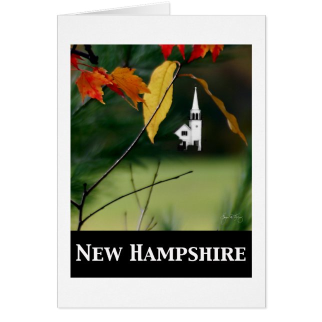 New Hampshire ; Chocorua Chapelle (Devant)