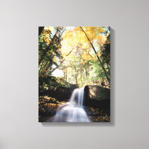 New Hampshire, Ein Wasserfall in den White Leinwanddruck