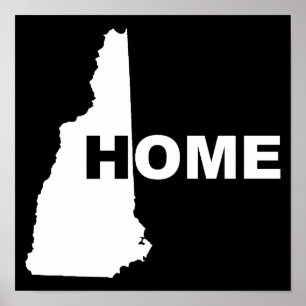 New Hampshire - Ein Zuhause Weg Vom Staat Poster S