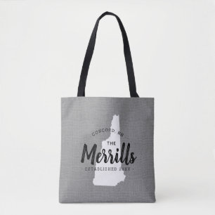 New Hampshire Family Monogram Sac fourre-tout
