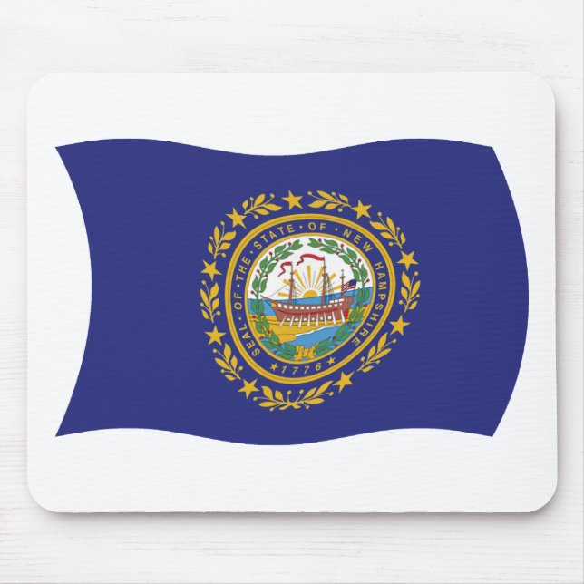 New Hampshire Flag Mousepad (Vorne)