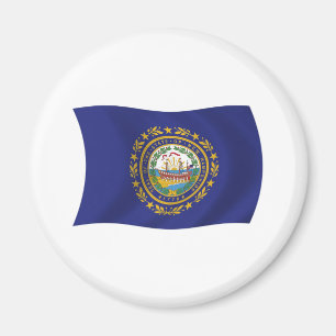 New Hampshire Flaggenmagnet Magnet