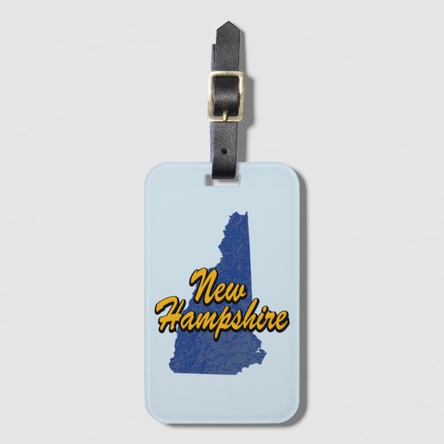 New Hampshire Gepäckanhänger (Vorderseite Vertikal)