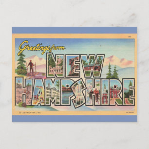 New Hampshire Grüße  Postkarte