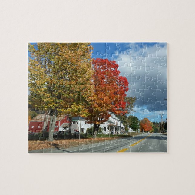 New Hampshire Herbstfarben Jigsaw Puzzle (Horizontal)