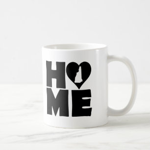 New Hampshire Home Heart State Mug oder Travel Mug Kaffeetasse