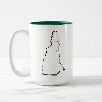 New Hampshire Kaffee-Tasse Zweifarbige Tasse