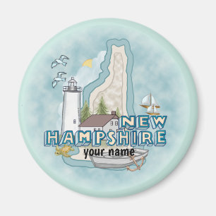 New Hampshire Lighthouse Magnet