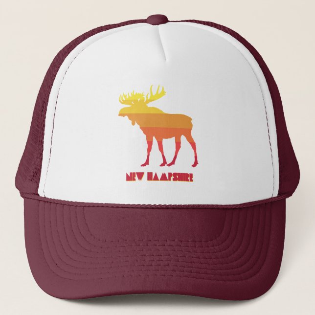New Hampshire Moose Truckerkappe (Vorderseite)