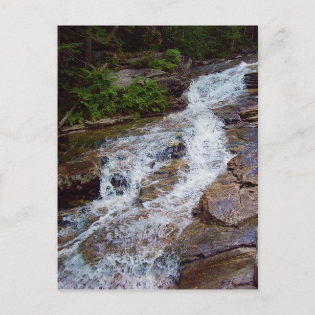 New Hampshire Mountain Water Postkarte (Vorderseite)