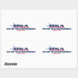 New Hampshire My Zuhause Staat Sticker