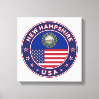 New Hampshire, New Hampshire Leinwand, Poster