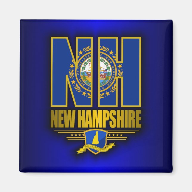 New Hampshire (NH) Magnet (Vorne)