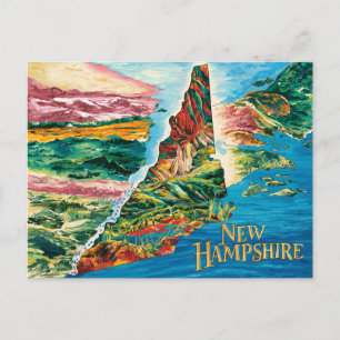 New Hampshire Park/Garten Postkarte