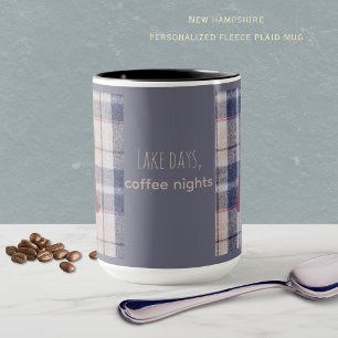 New Hampshire Plaid New England Kissen